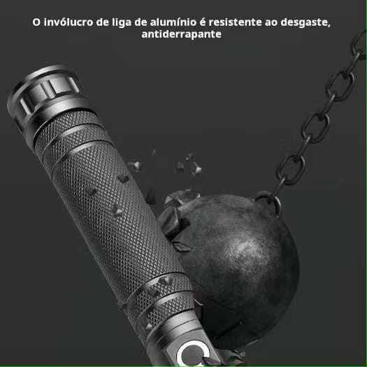 🔦 Lanterna Tática T9 Super Potente – Iluminação Remota de Alta Performance