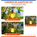 Lâmpada Recarregável Para Barraca De Acampamento E Pesca Luz Portátil Usb de Pendurar