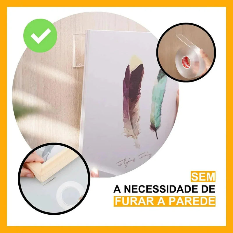 Fita Dupla Face - Adesivos Transparentes Resistentes