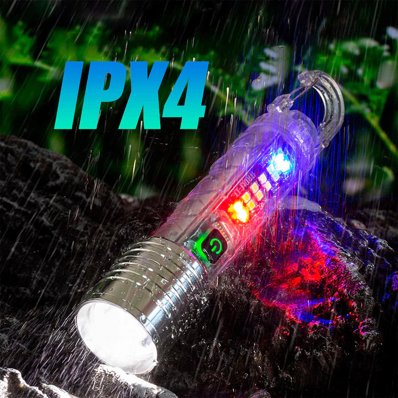 Lanterna IPX-4 Super Potente 10000 Lúmens  e Foco Telescópico