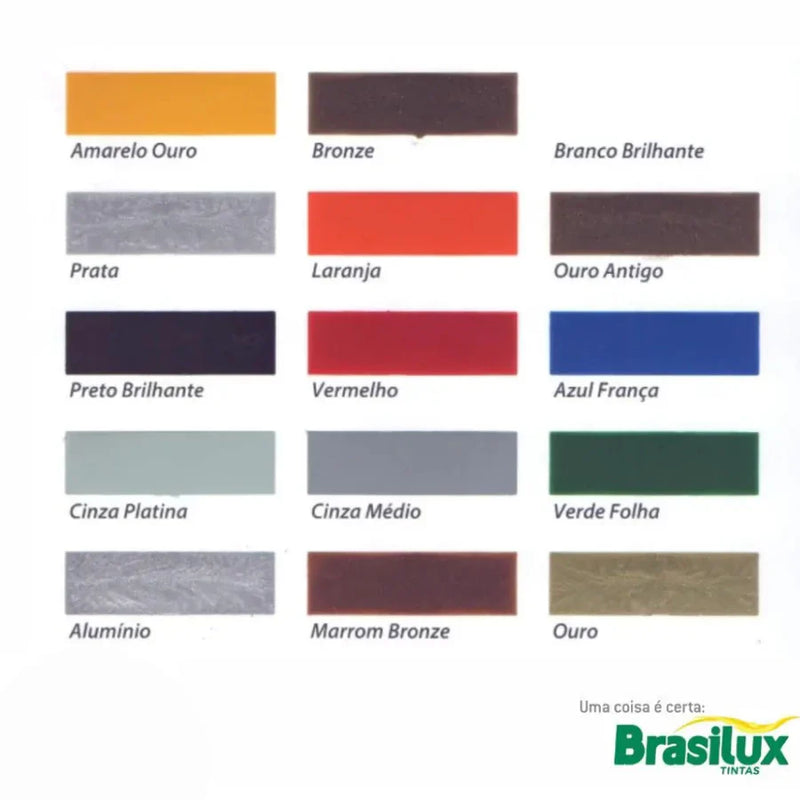 Tinta Direto na Ferrugem Brasilux ''VARIAS CORES''